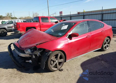 2015 Dodge Dart Gt from USA, damaged, VIN 1C3CDFEB5FD141506